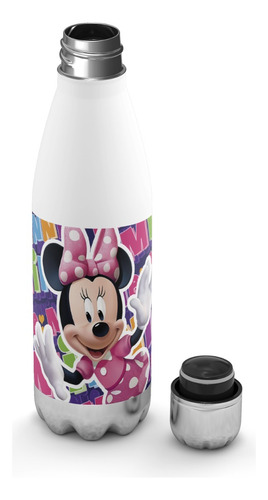 Botella De Agua Termica Minnie Mouse 2