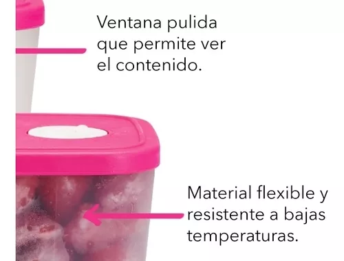 Tupper Zárate - 😍😍Set para tu freezer de 550ml, 1 litro y 1.5 litros.  👌👌Los Frigofechadores son recipientes especiales para congelar todo tipo  de alimentos y ▶️te permiten llevar un control del