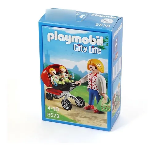 Mama con carrito de gemelos playmobil hotsell