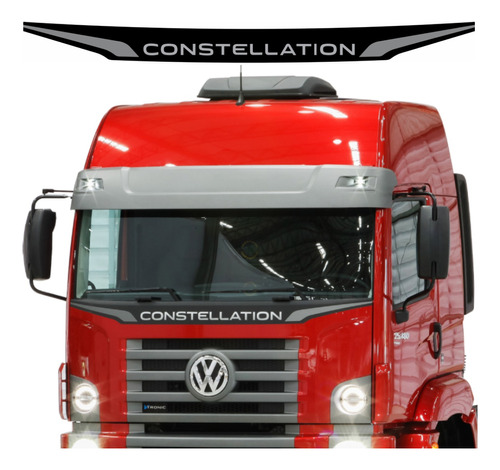Faixa Adesiva Constellation Caminhão 2023 Volkswagen Grafite