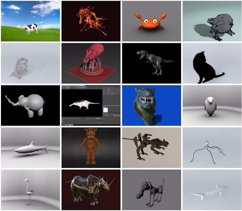 Archivo Stl Router O Impresora, Animales Vol.2