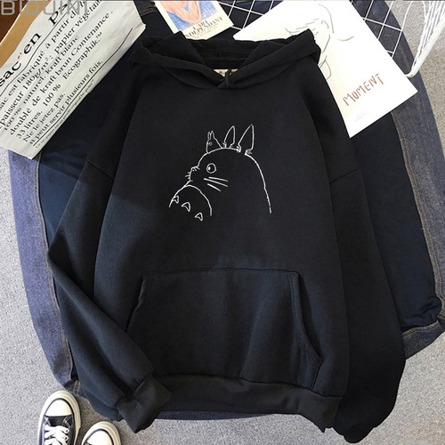 Anime Japonés Kawaii Totoro Sudadera Con Capucha Gráfica