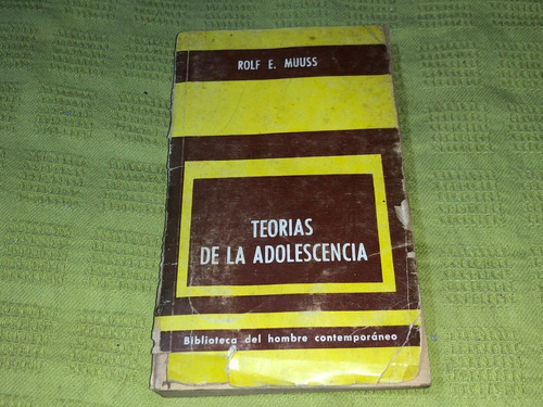 Teorías De La Adolescencia - Rolf E. Muuss - Paidós