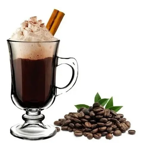🛍️ Conj 6 Xícaras Taça Alta Capuccino Chocolate Café 125ml Transparente