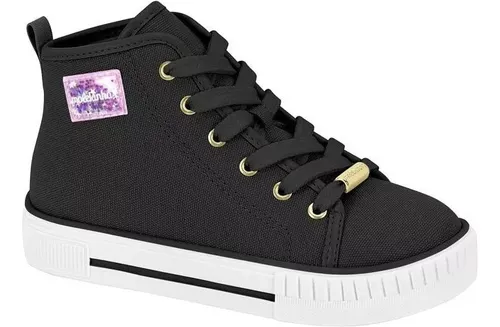 Tênis preto cheap menina