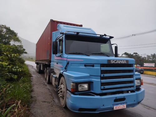 Scania T113 H 4x2 360 Diesel 362cv + Carreta Semi Reb