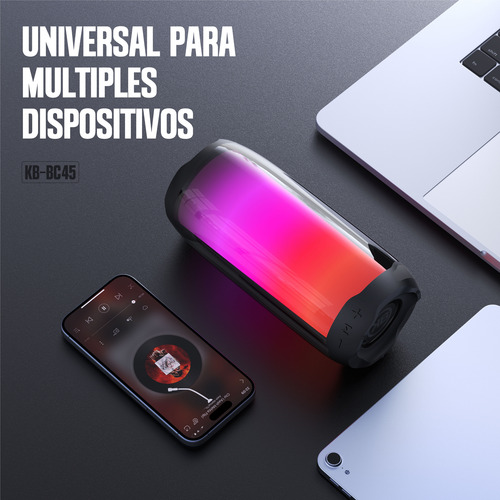 Parlante Bluetooth Pulse Pro 10hrs Kbod Kb-bc45