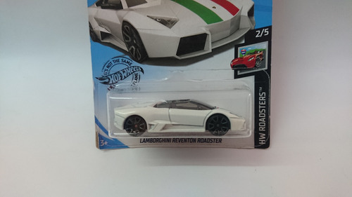 Hot Wheels 2018 Hw Roadster Lamborghini Reventon Blanco 