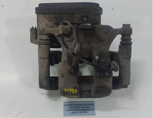 Caliper Trasero Izq Eléctrico Chevrolet Silverado 3.0 2021