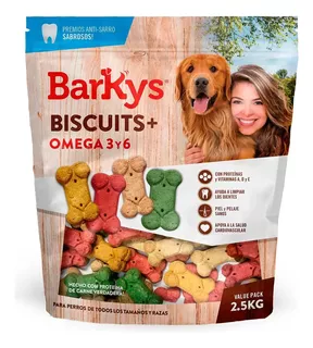 Barkys Biscuits Con Omega 3 Y 6 De 2.5 Kgz