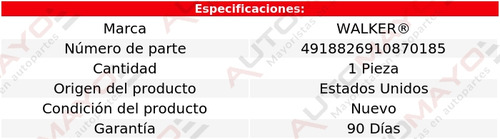Un Sensor Presión Multiple Walker Prelude L4 2.3l 92 - 93