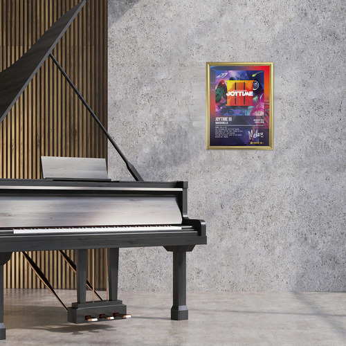 Cuadro Marshmello Joytime Iii Album Diseño C/marco 60x50
