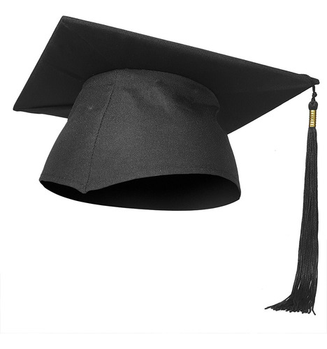 Gorra Sombrero Graduacion Negro