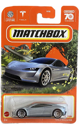 Matchbox Carro Tesla Roadster Original Coleccionable
