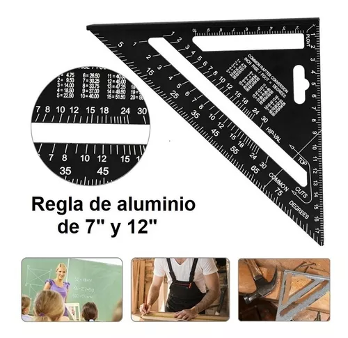 Escuadra Rapida Aluminio 12 Pulgadas Tamaño Grande