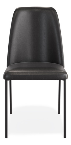 Cadeira Decorativa Estofada Bella Couríssimo Preto