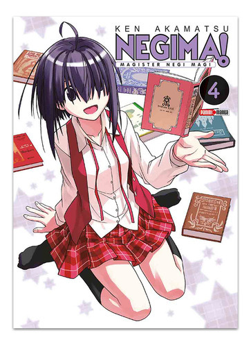 Negima N.04, De Ken Akamatsu. Editorial Kodansha, Tapa Blanda En Español