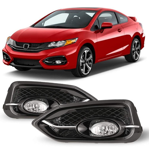 Winjet Compatible Con [honda Civic Coupe 2014-2015] Luces An
