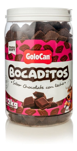 Bocaditos Golocan Snack Perro Chocolate X2kg- Petit Pet Shop