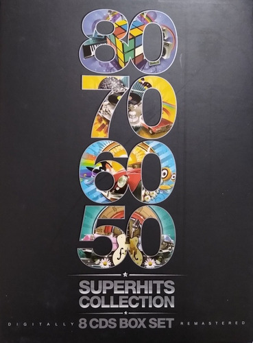 Música Décadas Del : 50 - 60 - 70 - 80 Álbum Con 8 Cd Nuevo