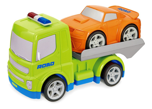 Caminhão Road Company Guincho - Usual Brinquedos Cor Verde