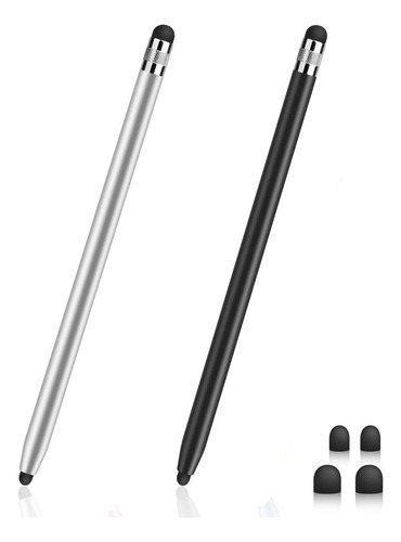 2 Pluma Tablet Lápiz Táctil Stylus Optico Capacitivo Pc Pen