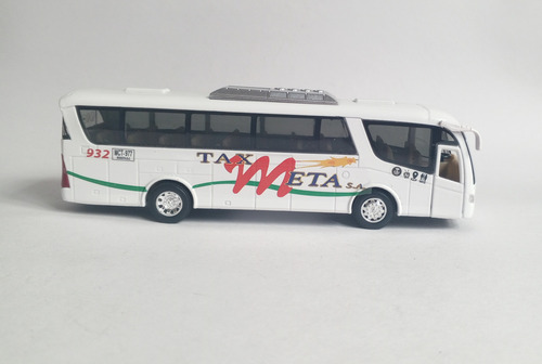 Bus De Colección A Escala, 17.5cm Largo, Tax Meta.