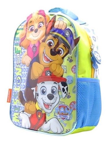 Mochila Espalda Escolar Paw Patrol 12 Pulgadas - Cresko