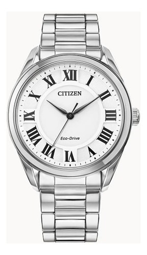 Reloj Citizen Dama Em0970-53a Acero Eco Drive Agente Oficial