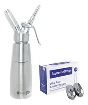 Comprar Cremera Sifón 500cc Full Acero Inox +10 Cápsulas universales