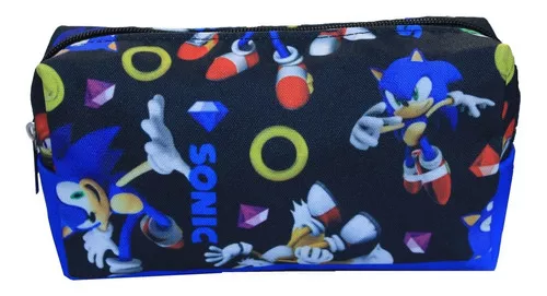 23cm sonic criança sonic stereo saco meninos meninas uso diário do