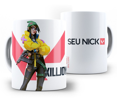 Imagem 2 de 7 de Caneca Valorant Omen Com Nome Personalizado