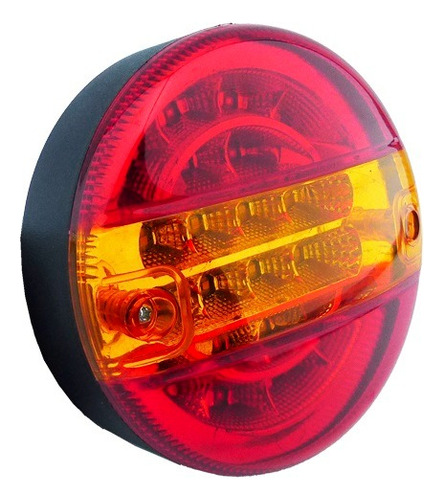 Foco Trasero Led Para Camion Redondo Secuencial De 12 A 24 V