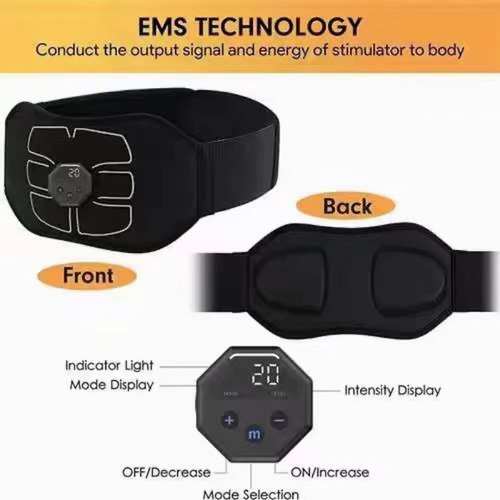 Cinta Tonificador Estimulador Muscular Abdominal