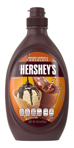 Jarabe Sabor Chocolate Hersheys 589g / 453 Ml