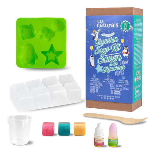 Kiss Naturals - Kit De Manualidades De Fabricación De Jabón