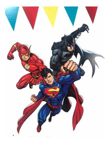 Adorno Movil Liga De La Justicia Batman Flash Superman Fi Gm