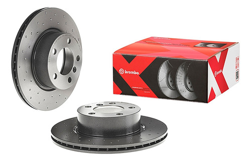 2- Discos Hiperventilados Delanteros 118i 2012/2015 Brembo