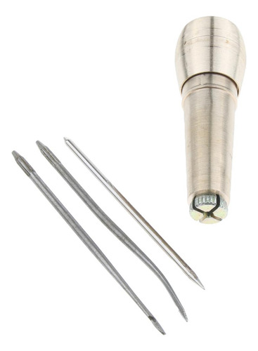 3 Unids / Set Agujas De Cobre Punzón De Coser Herramientas