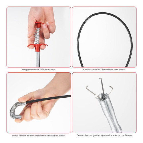 , Herramienta De Recogida De 4 Garras Flexible, Herramienta