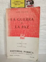Comprar La Guerra Y La Paz - León Tolstói - Porrua - 1997