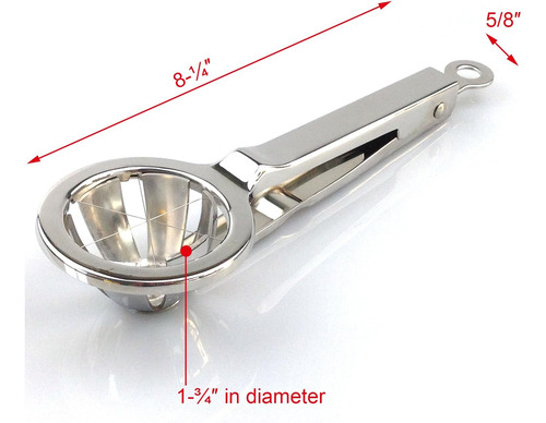 Best Utensils - Cortador De Huevos De Acero Inoxidable, Divi