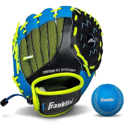Guante Baseball Franklin Sports Neo-grip Teeball Gloves Blue
