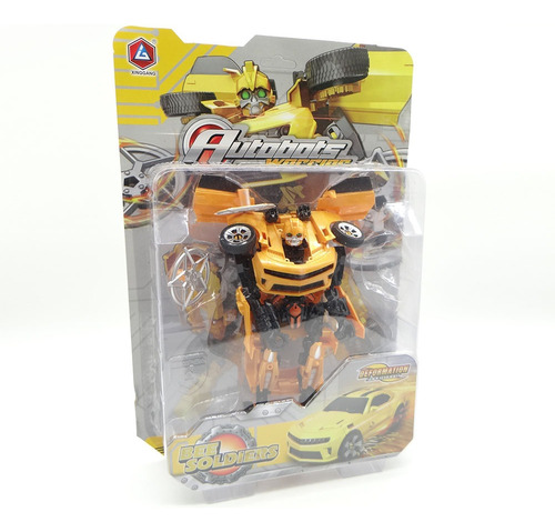 Juguete Trasnformer The Reformers Simil Bumblebee Con Arma.