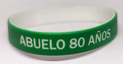 Manillas Silicona Recordatorios Personalizados.