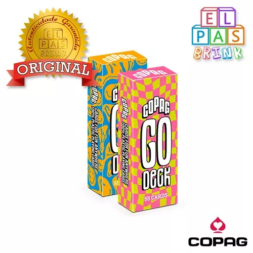JOGO BARALHO COPAG GO DECK COM 55 CARTAS