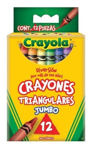 Crayones Triangulares Jumbo Crayola Con 12 Piezas