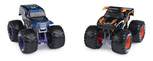 Monster Jam Pack 2 Vehiculos Batalla Escala 1:64 58702 Edu