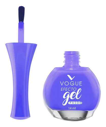 Esmalte de uñas color Vogue Efecto Gel de 14mL de 1 unidades color Poderosa