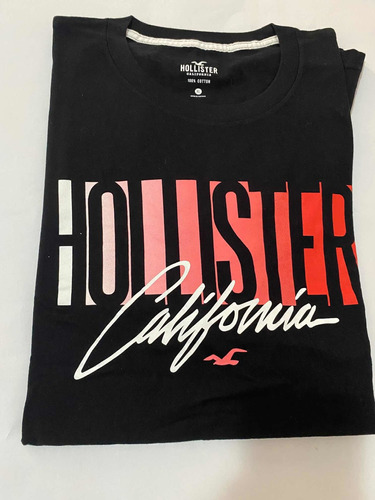 Franela Hollister Original Logo California Talla Xl Hombre